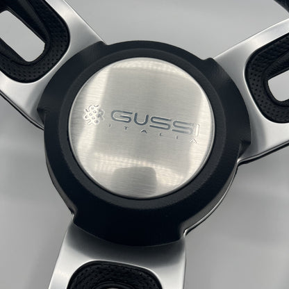 Gussi Italia Black Model 702 Steering Wheel | Gussi Italia