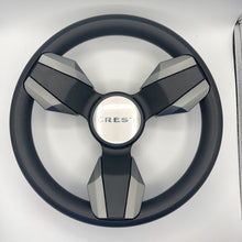 Collina Boat Steering Wheel Dark Gray Inserts - Crest - Keyed ONLY
