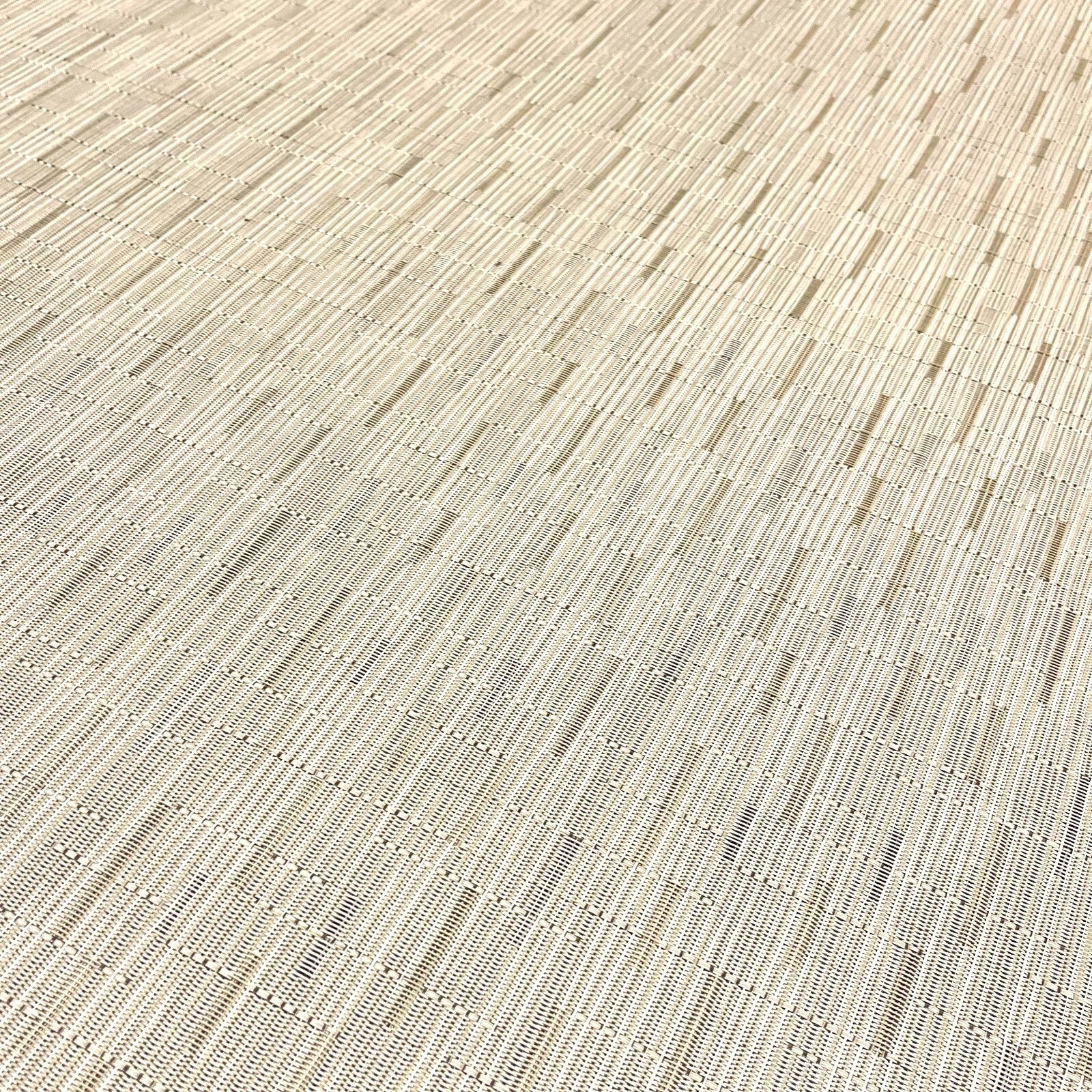 Woven Vinyl Flooring | Bamboo - Oat | 6' Width | Choose Your Length