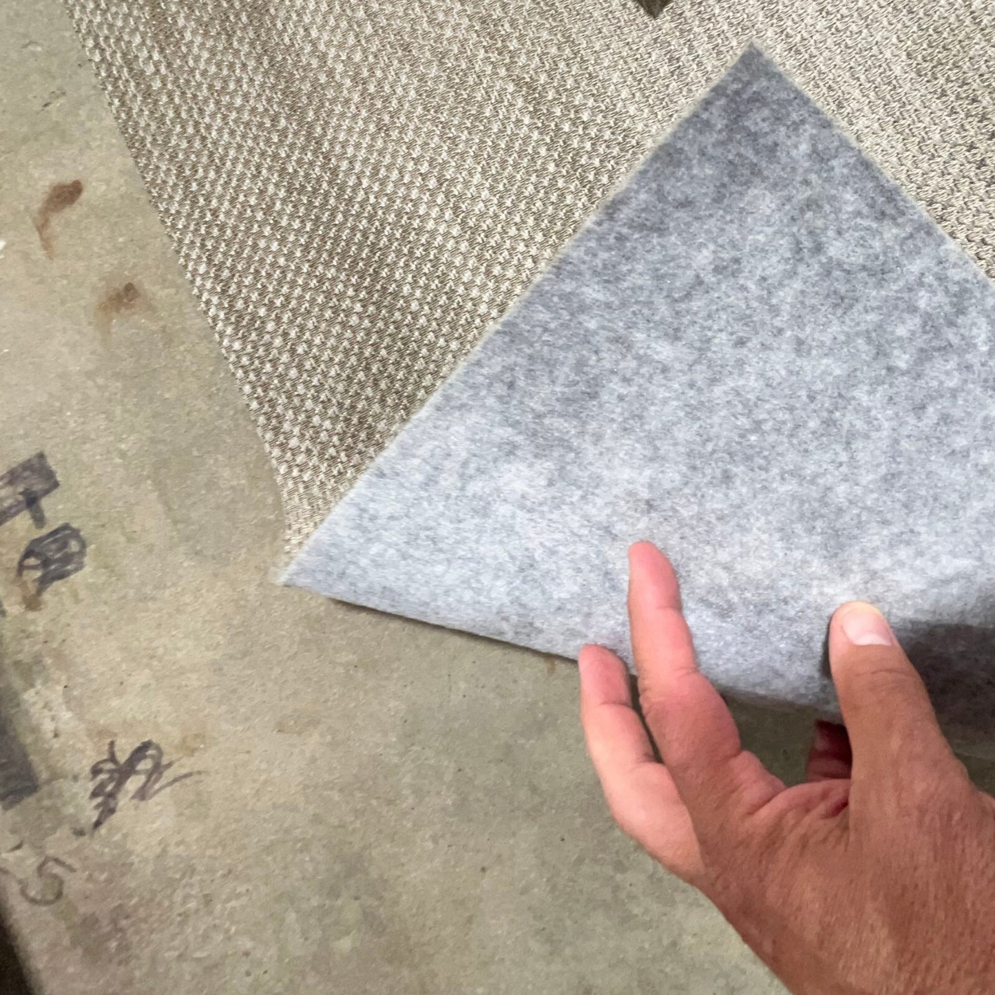 Woven Vinyl Flooring | Jitters - Natural Truffle | 8'6" W | Choose Your Length
