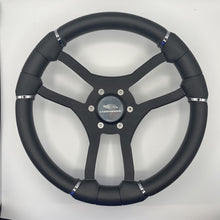 Malera Boat Steering Wheel Black Aluminum Spokes | Chaparral Boats