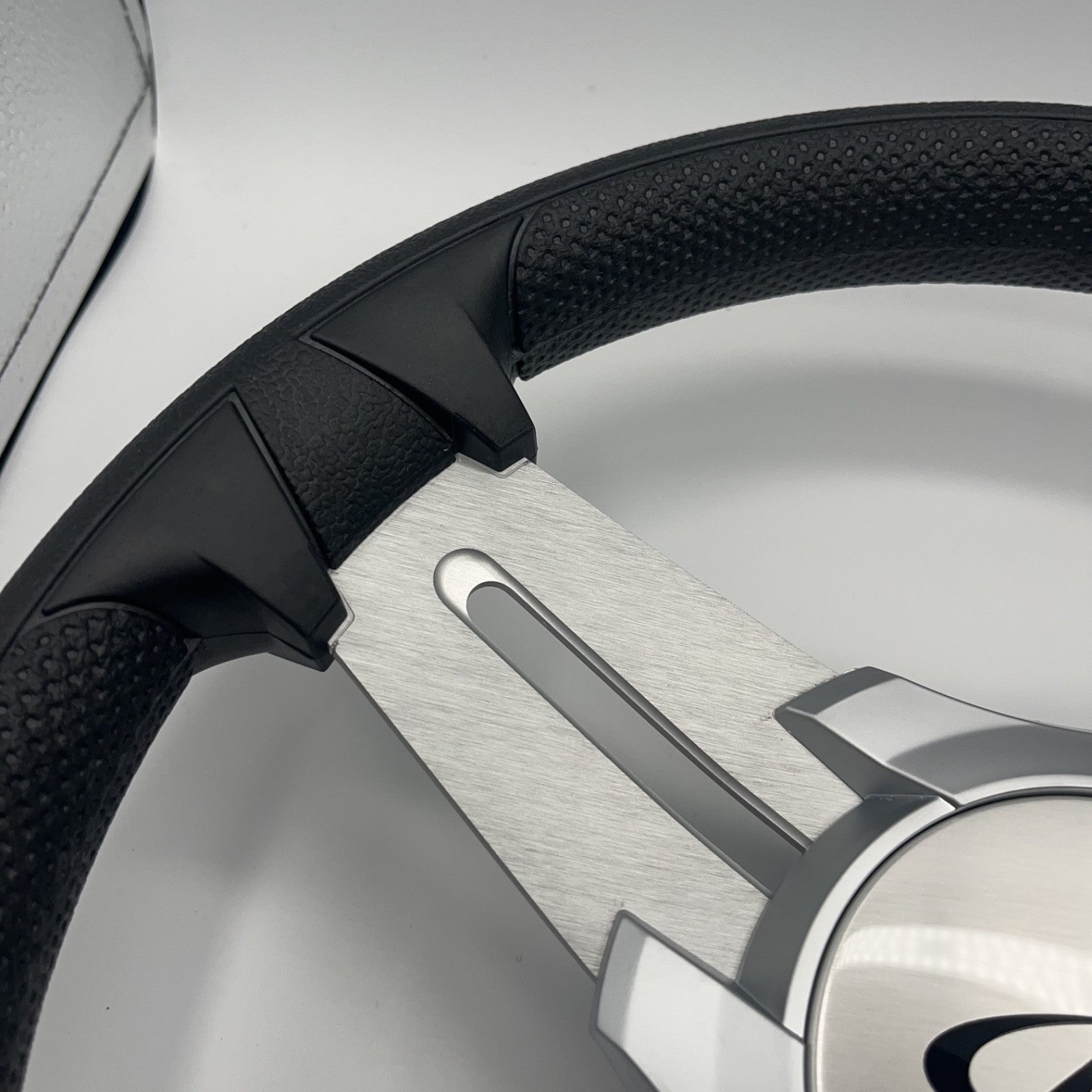 Model 15 Marine Steering Wheel Brushed Alum Spokes | HarrisKayote
