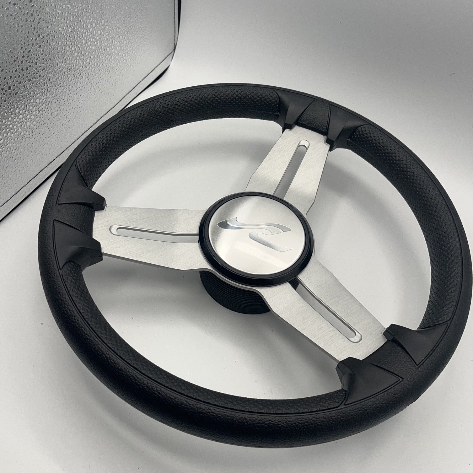 Model 15A Marine Steering Wheel Brushed Alum Spokes | SeaRay Boats