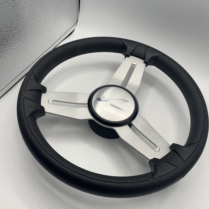 Model 15A Marine Steering Wheel Brushed Alum Spokes | SeaRay Boats
