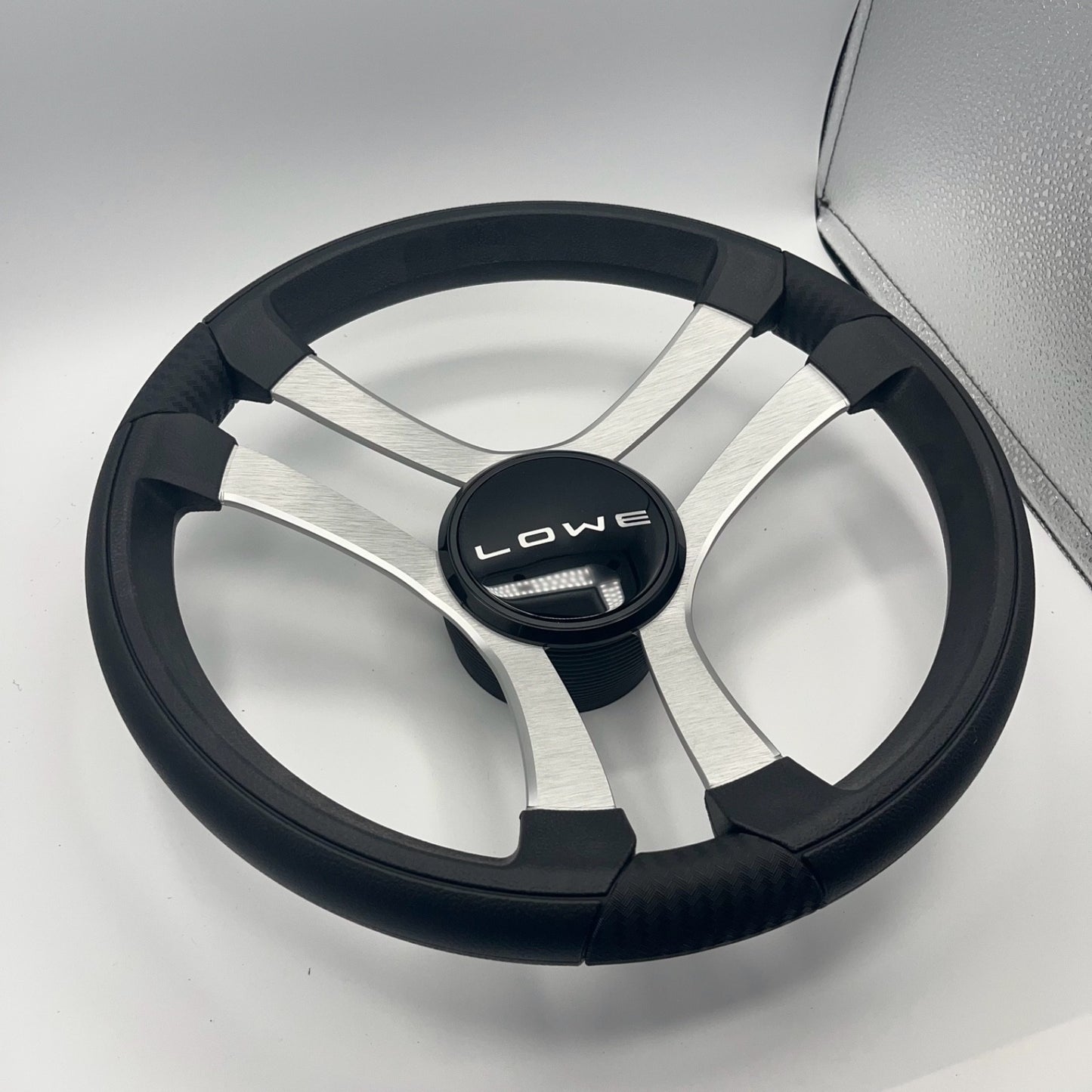Benaco Boat Steering Wheel Brushed Aluminum Spokes | Lowe Boats