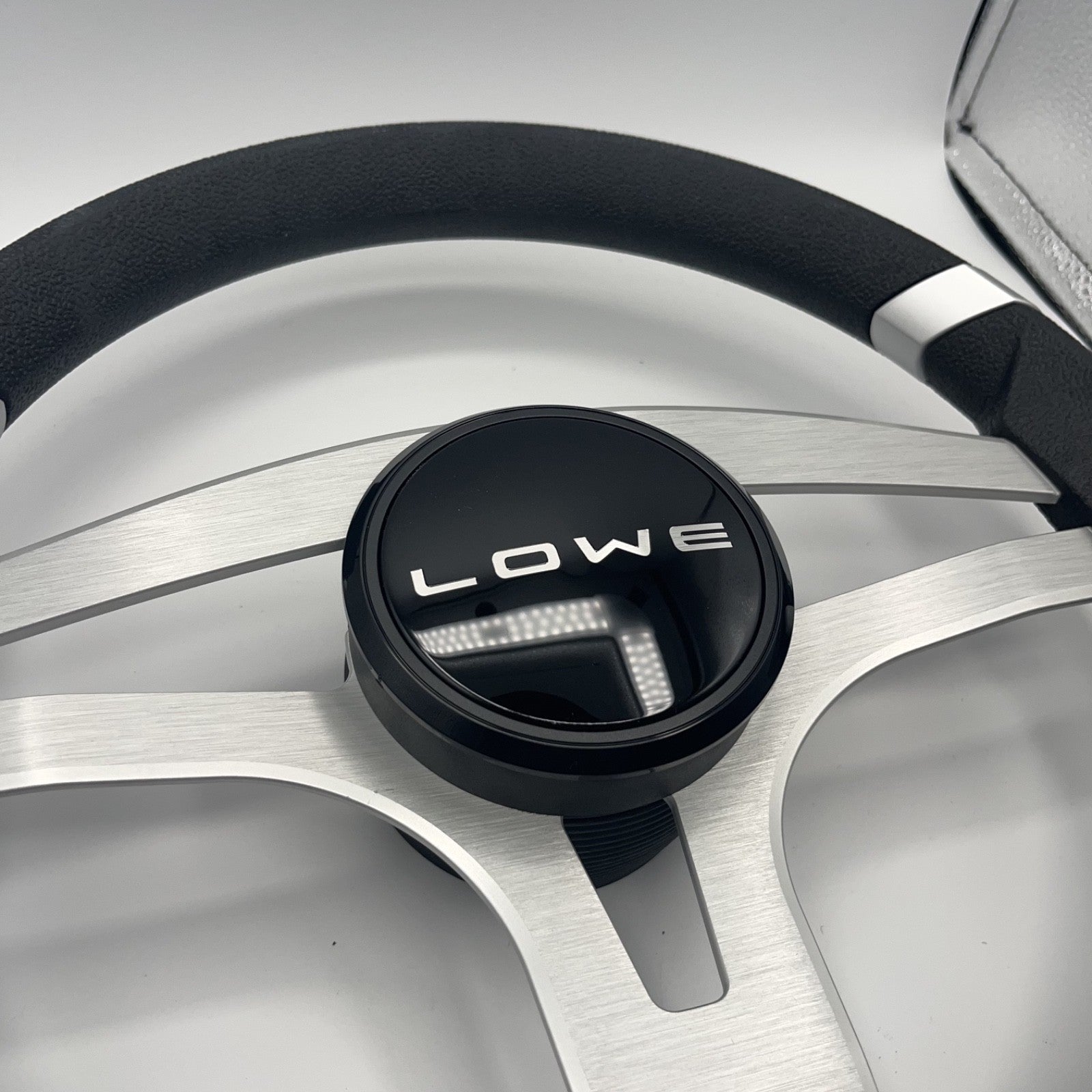 Badia Boat Steering Wheel Brushed Aluminum Spokes | Lowe Boats