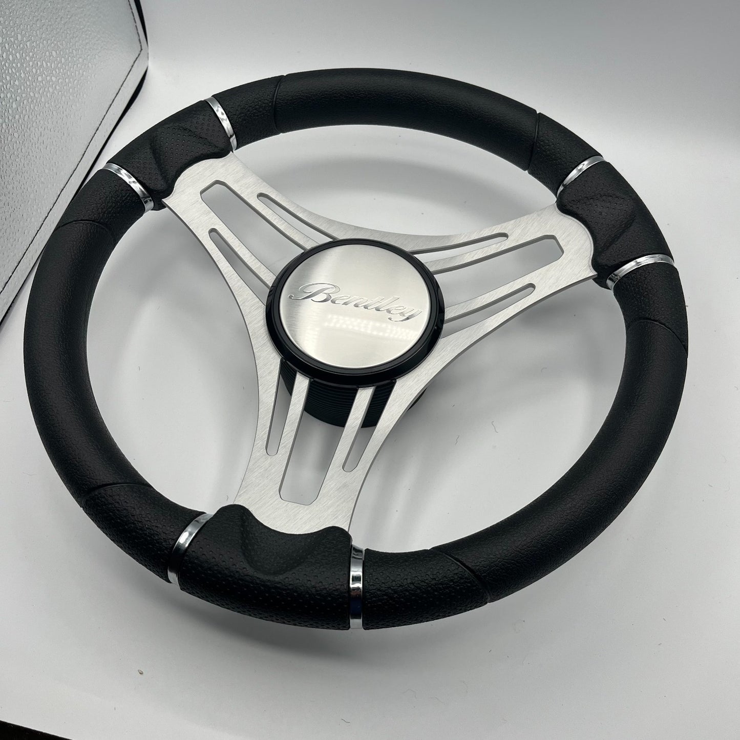 Verona Boat Steering Wheel Brushed Alum Spokes | Bentley