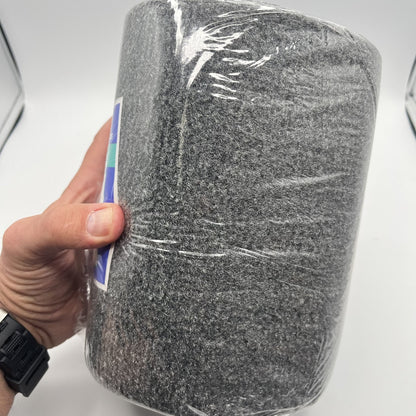 Syntec 8" x 12' Charcoal Trailer Bunk Carpeting for Boat Trailers - 16oz