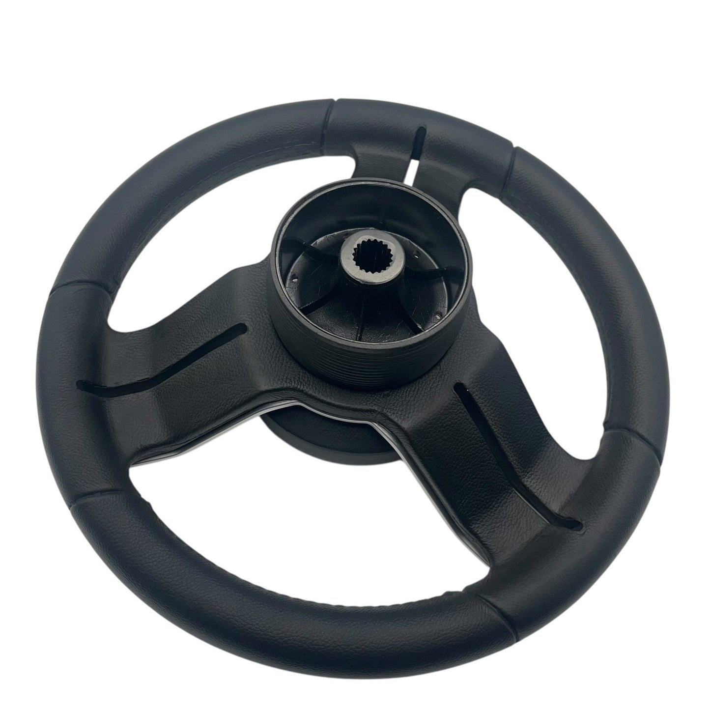 Gussi Italia Marine Steering Wheel Stainless Steel Spoke Soft Touch Rim | Tige
