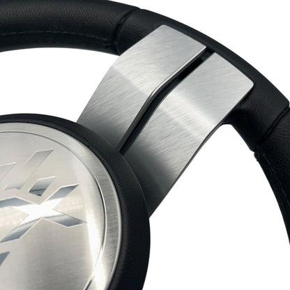 Gussi Italia Marine Steering Wheel Stainless Steel Spoke Soft Touch Rim | ATX