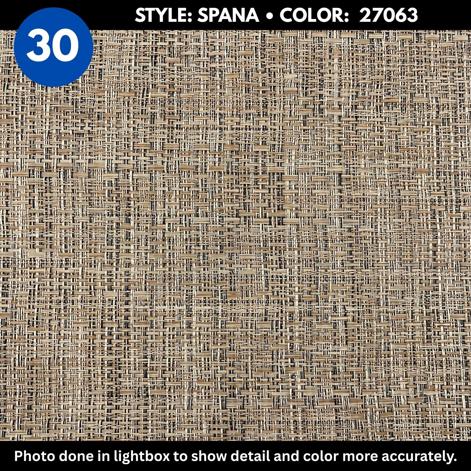 Woven Vinyl Flooring | Panama - Mesa Sand | 8'6" Width | Choose Your Length