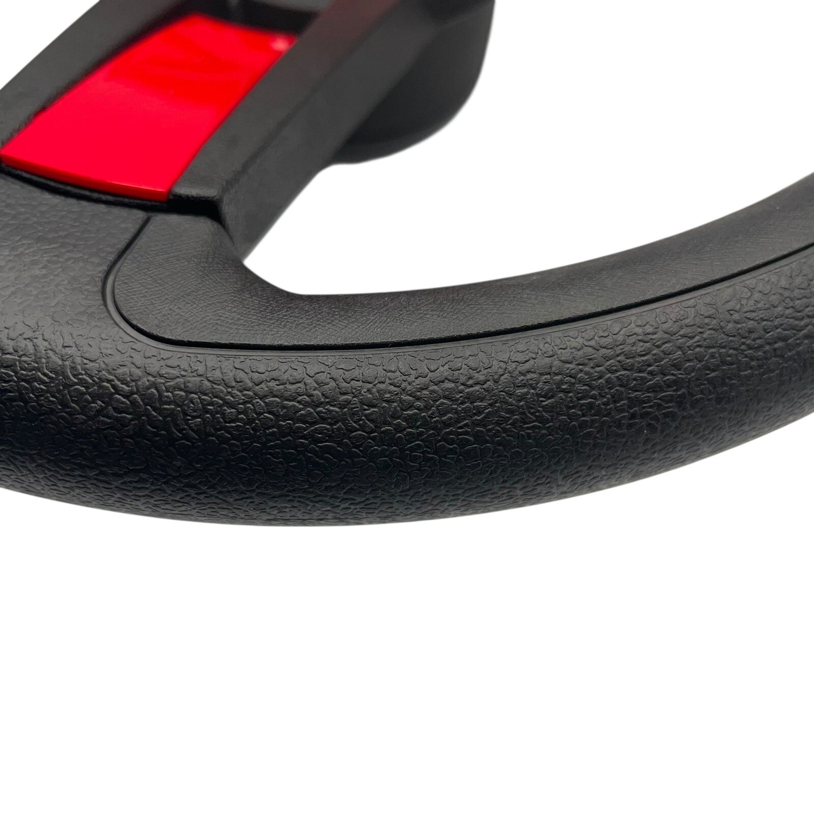 Giazza Golf Cart Steering E-Z-GO HUB Soft Touch Rim ABS Spokes - Red Inserts