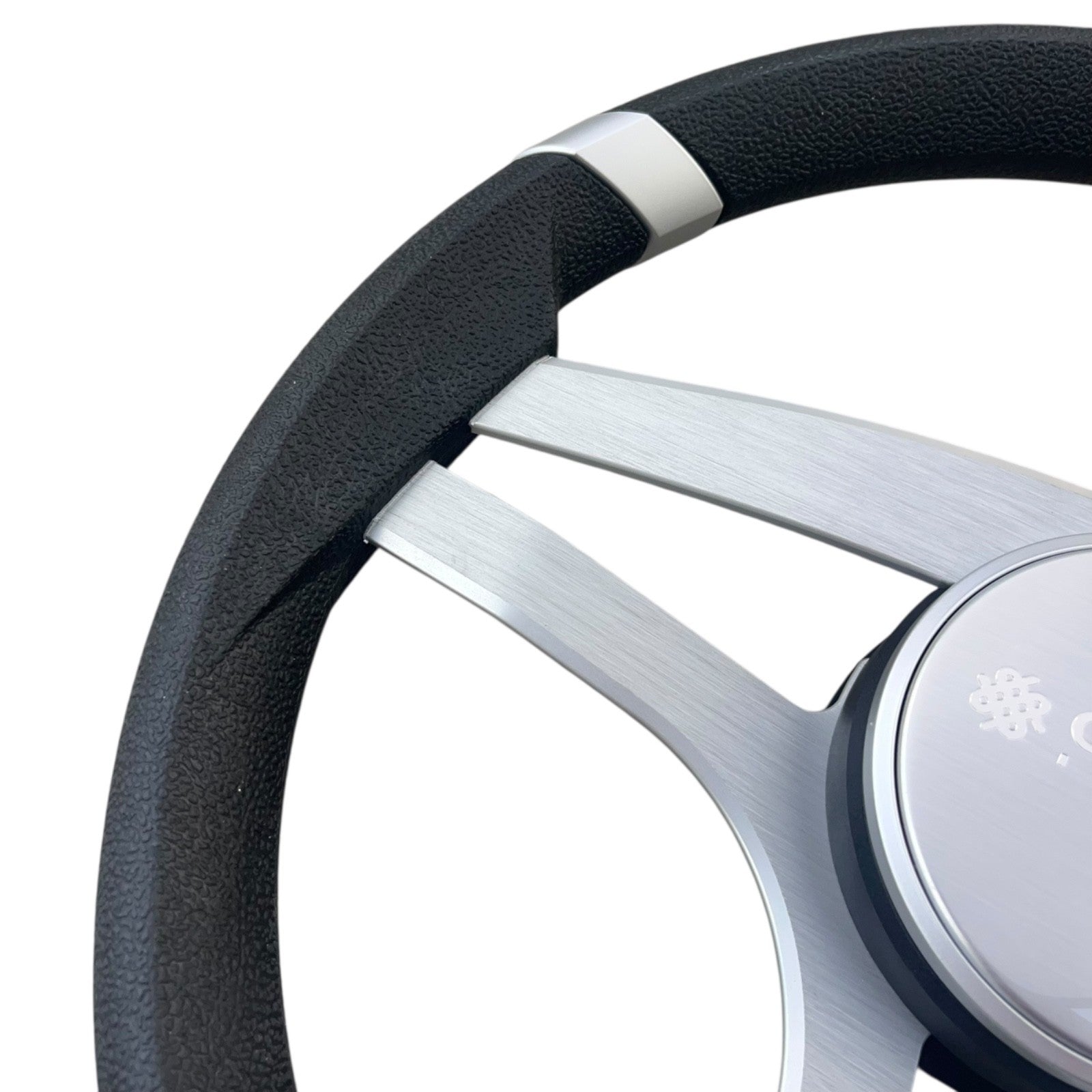 Badia Boat Steering Wheel Brushed Aluminum Spokes