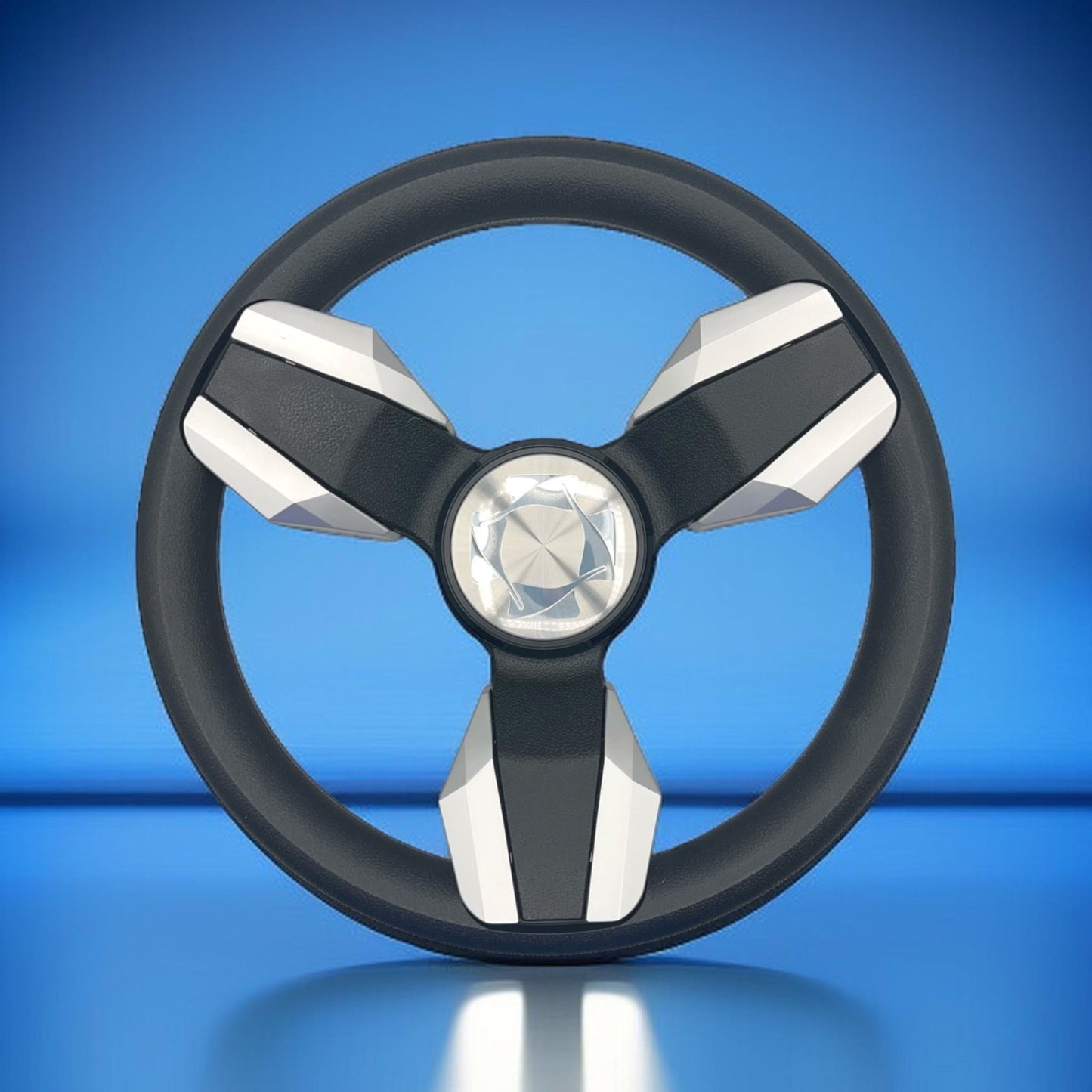 Collina Boat Steering Wheel Brushed Inserts - Keyed ONLY