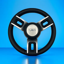 Gussi Italia Black Model 702 Steering Wheel | Avid Boats