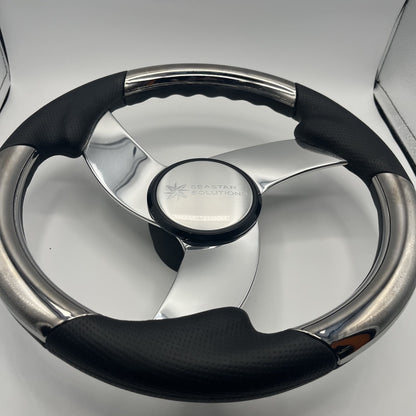 Model M533 Boat Steering Wheel Polished Alum Spoke | Seastar