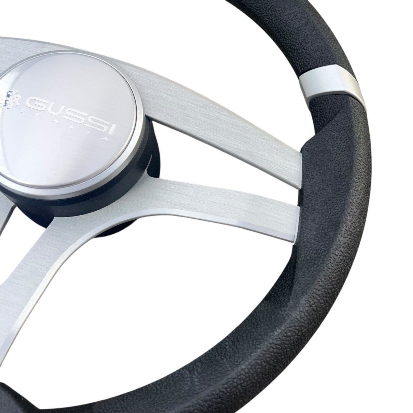 Badia Boat Steering Wheel Brushed Aluminum Spokes