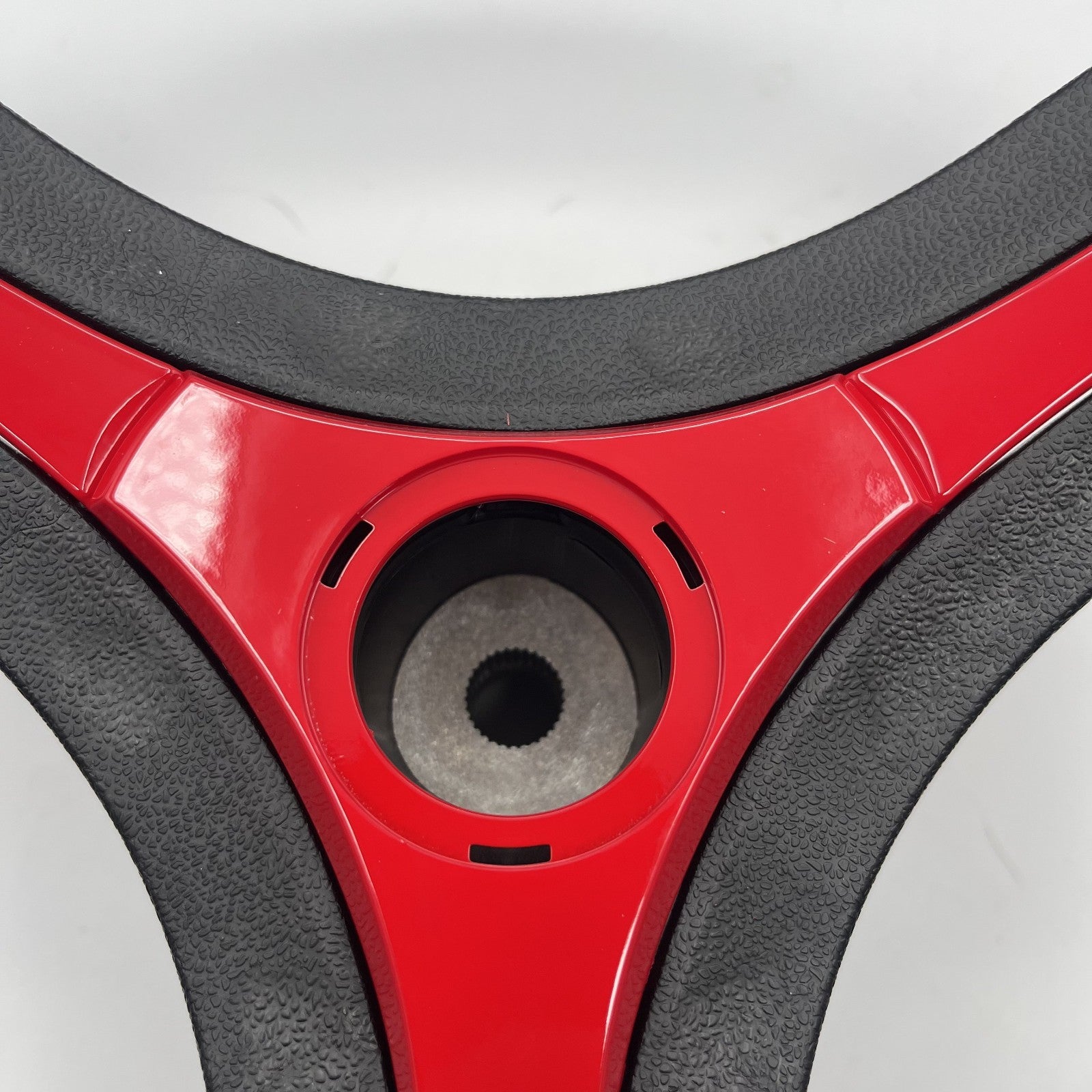 Brenta Black & Red Golf Cart Steering Wheel Fits Yamaha Golf Carts