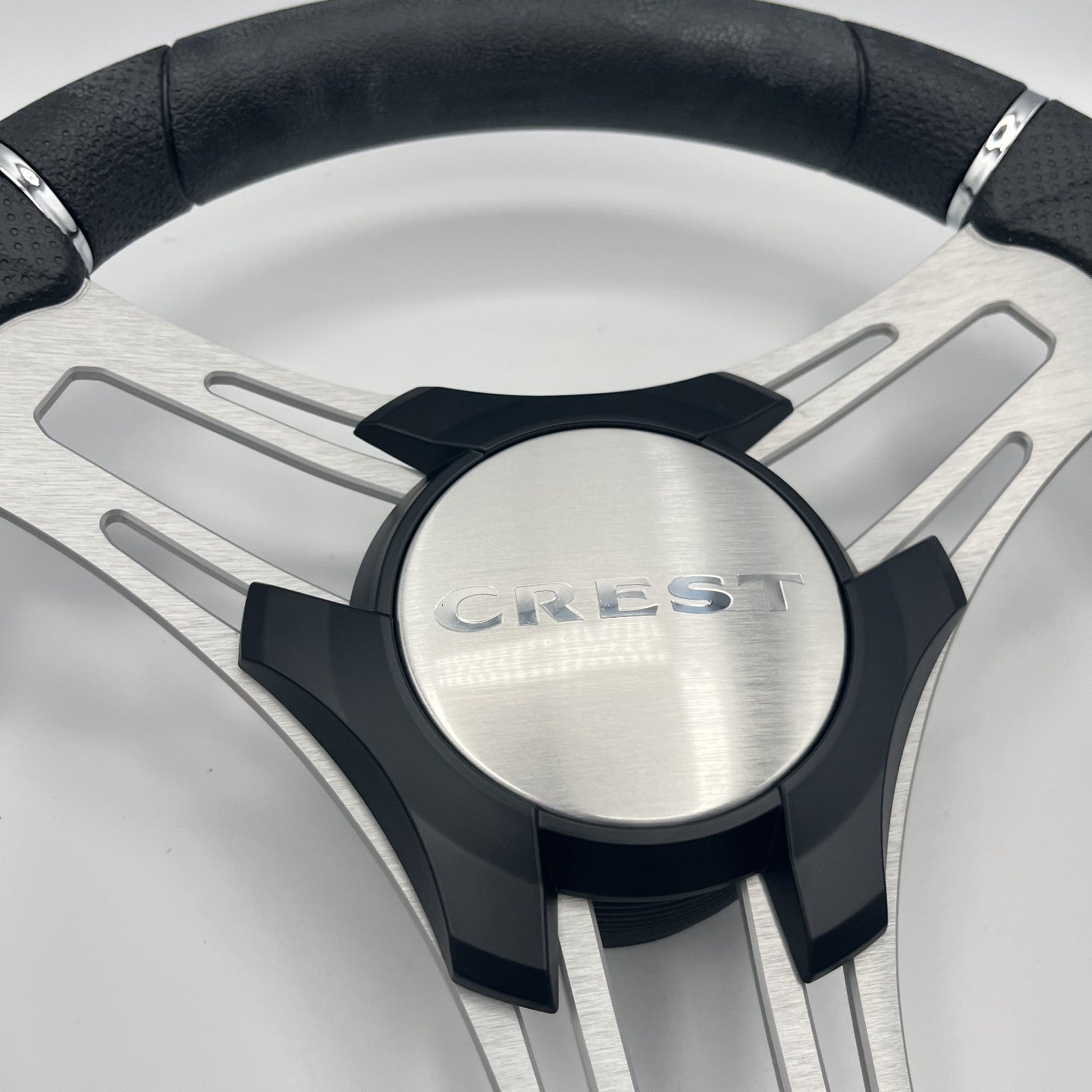 Verona Boat Steering Wheel Brush Alum Spoke | Crest Boats