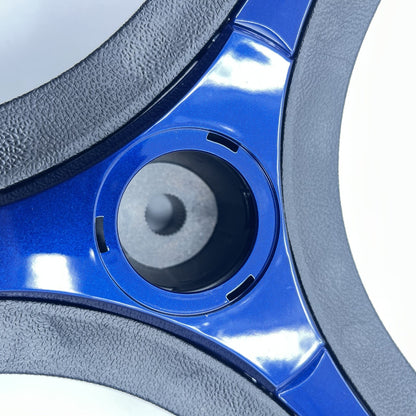Brenta Black & Blue Golf Cart Steering Wheel Fits Yamaha Golf Cart