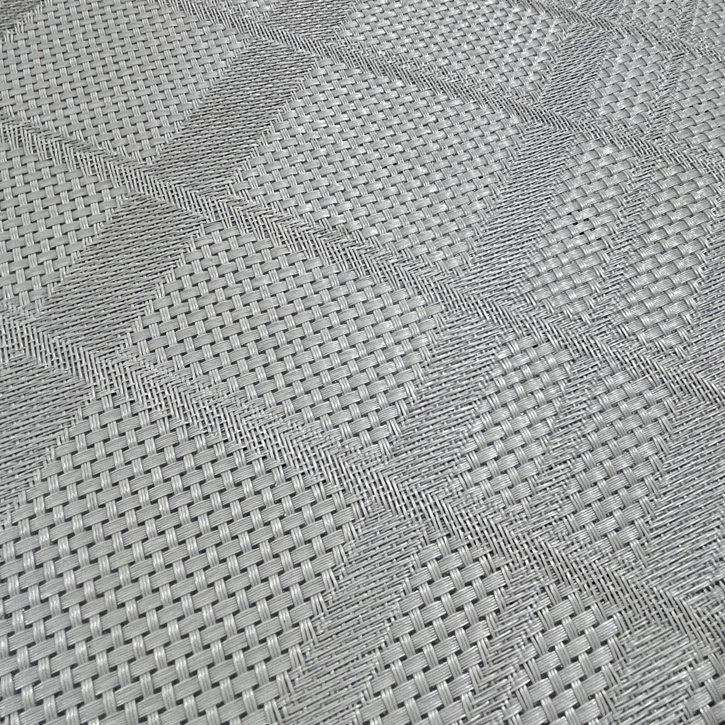 Woven Vinyl Flooring | Lattice - Grey Brook | 4' W | Choose Your Length