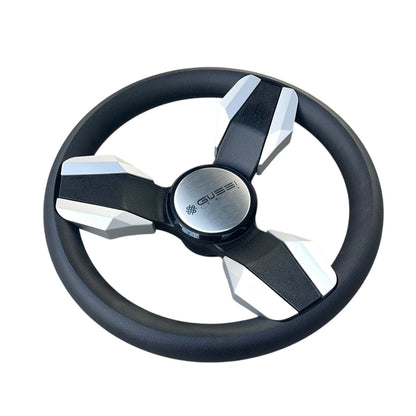 Collina Boat Steering Wheel Brushed Inserts - Keyed ONLY