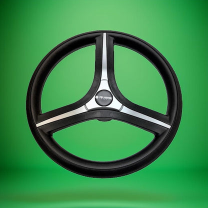 Brenta Black & Silver Golf Cart Steering Wheel for CLUB CAR PRECEDENT