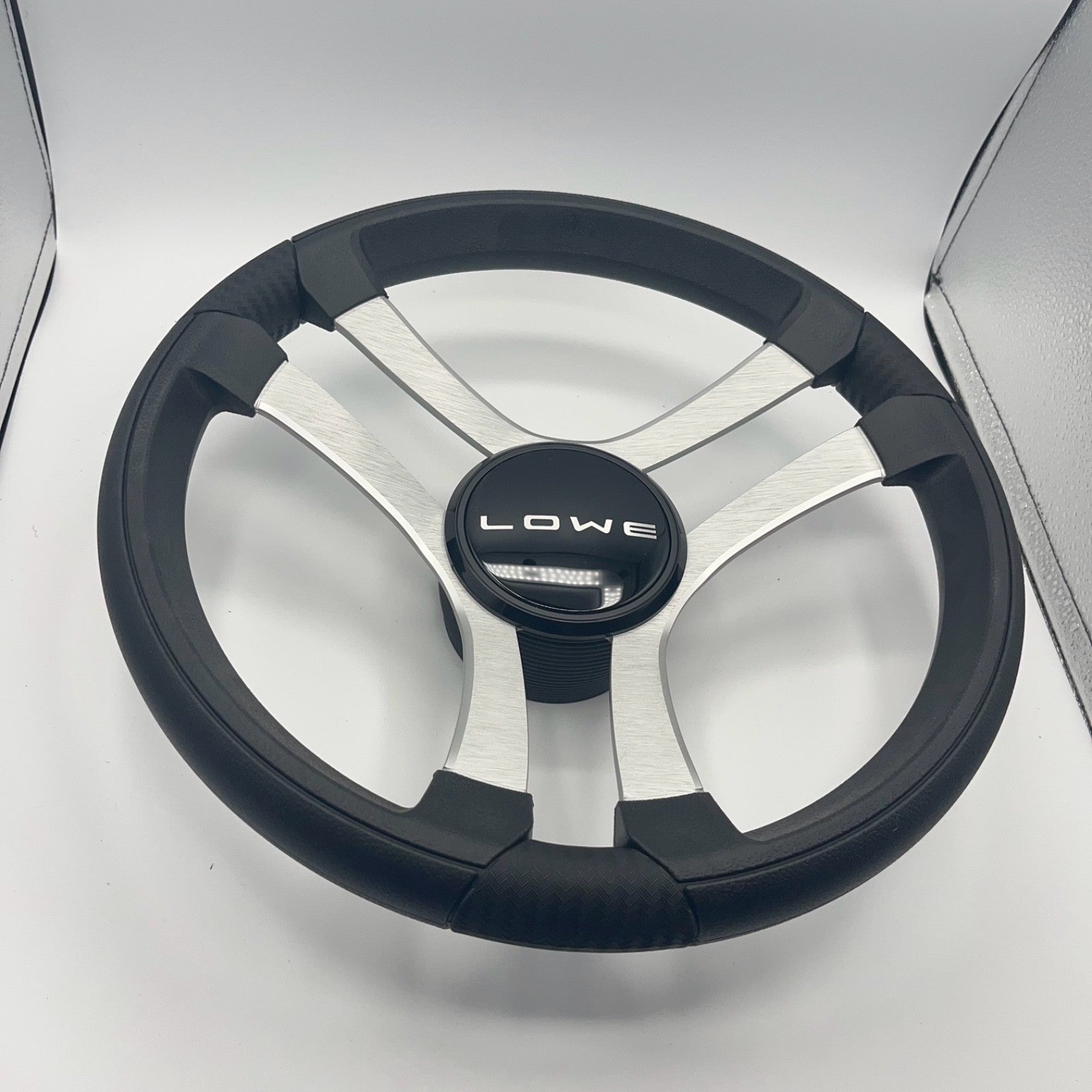 Benaco Boat Steering Wheel Brushed Aluminum Spokes | Lowe Boats
