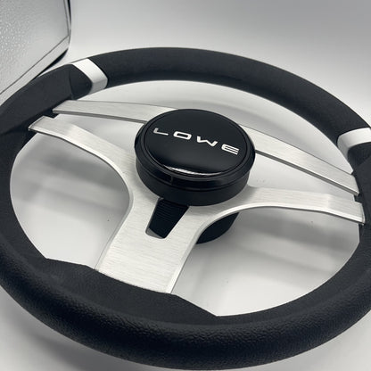 Badia Boat Steering Wheel Brushed Aluminum Spokes | Lowe Boats