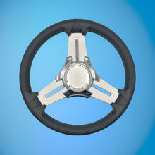 Model 15 Marine Steering Wheel Brushed Aluminum Spokes | Legend Boats