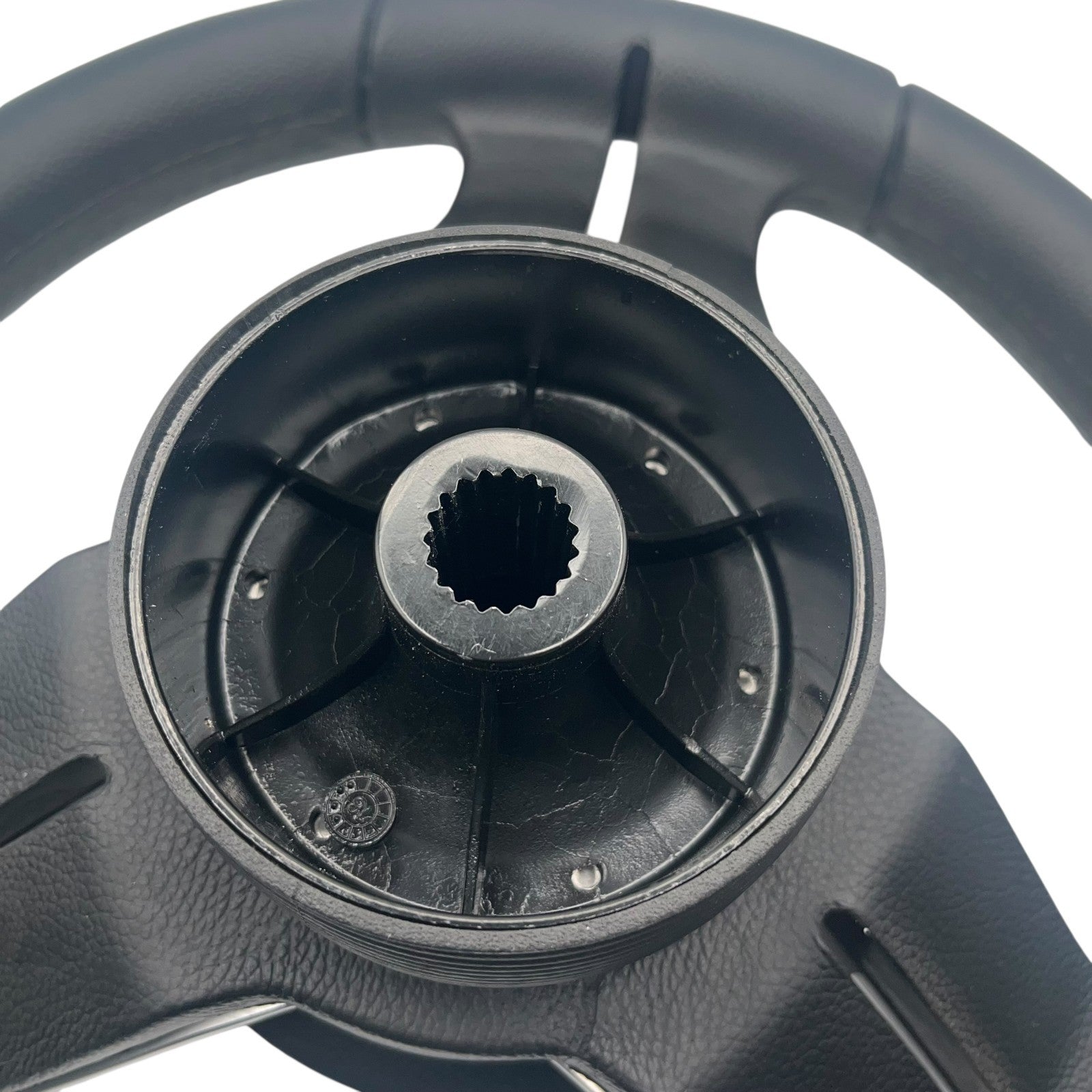 Gussi Italia Marine Steering Wheel Stainless Steel Spoke Soft Touch Rim | Tige