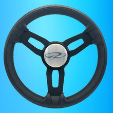 Model 15 Boat Steering Wheel Blk Brushed Alum Spokes | Regal