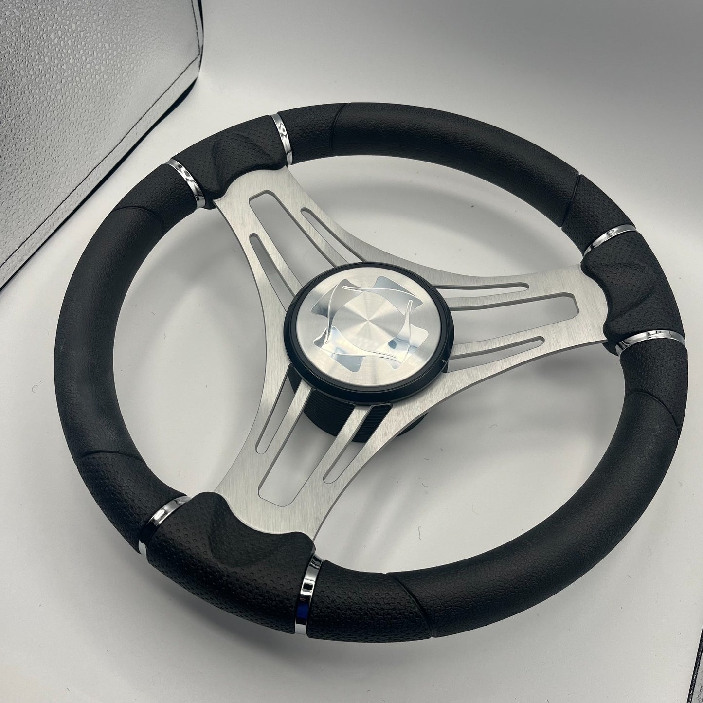 Verona Boat Steering Wheel Brushed Alum Spokes | Stingray