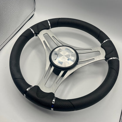 Verona Boat Steering Wheel Brushed Alum Spokes | Stingray