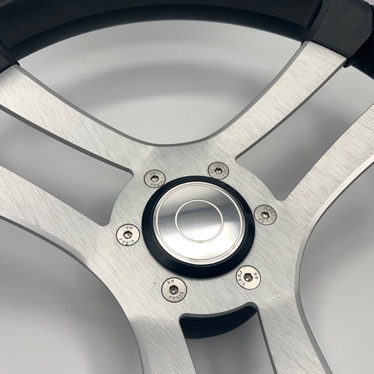 Benaco Boat Steering Wheel Brushed Aluminum Spokes | Target Snap-in