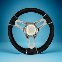 Verona Boat Steering Wheel Brushed Aluminum Spokes | SunChaser