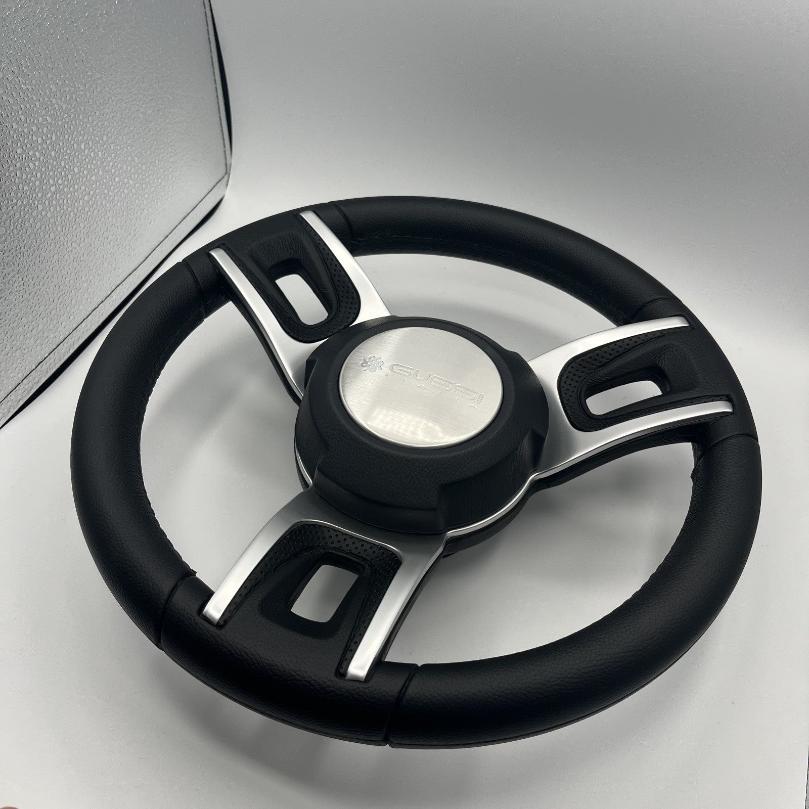Gussi Italia Black Model 702 Steering Wheel | Gussi Italia