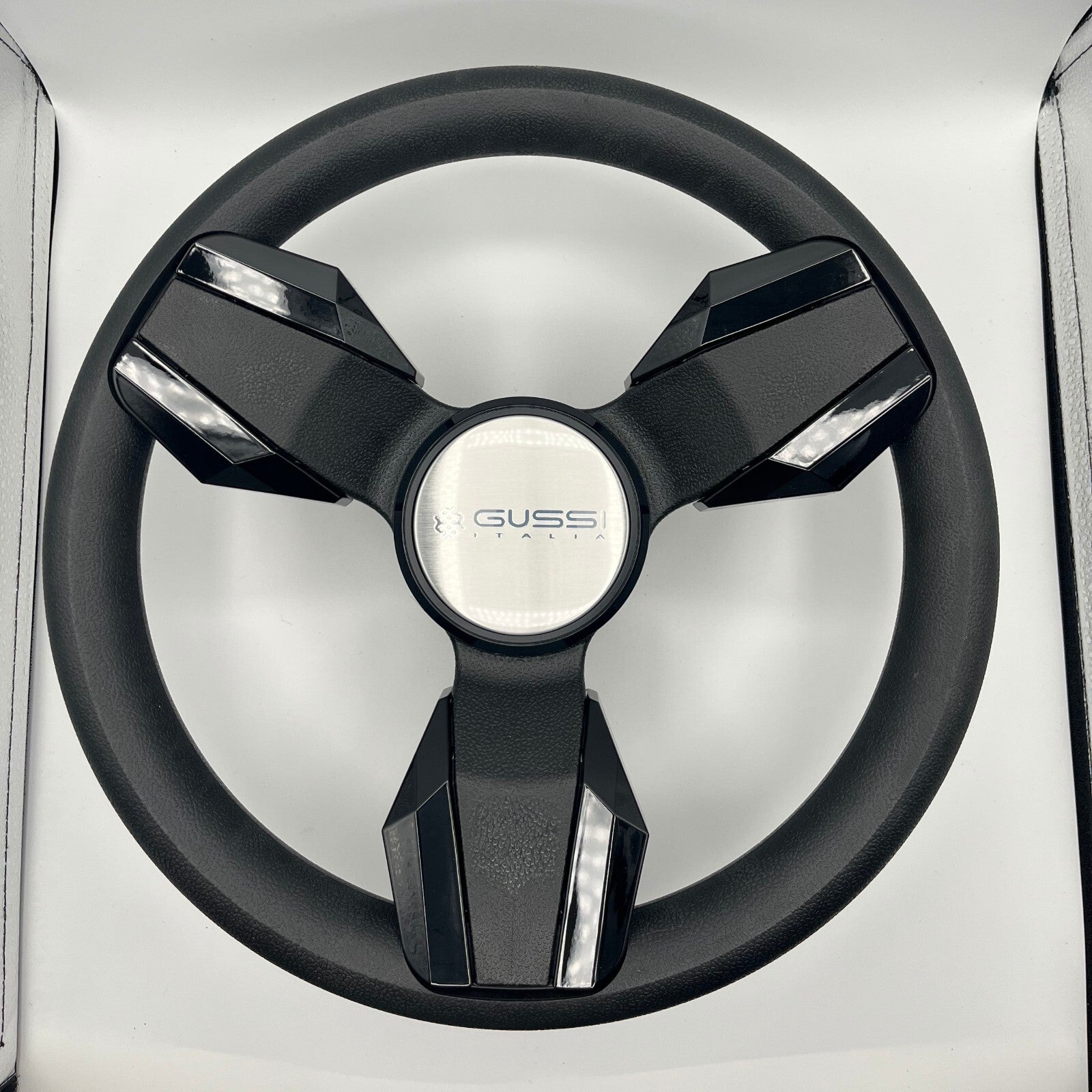 Collina Black Golf Cart Steering Wheel Fits CLUB CAR PRECEDENT