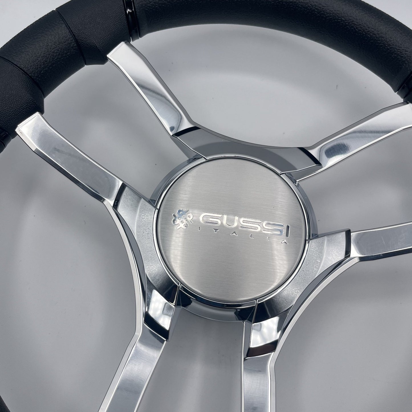 Malera Boat Steering Wheel Chrome Spokes | Gussi Italia