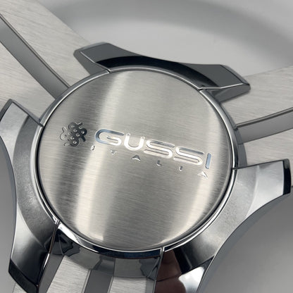 Model 15A Marine Steering Wheel Brushed Alum Spokes | Gussi Italia Cap
