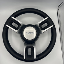 Gussi Italia Black Model 702 Steering Wheel | Avid Boats