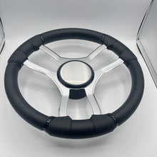 Malera Boat Steering Wheel Chrome Spokes | Plain