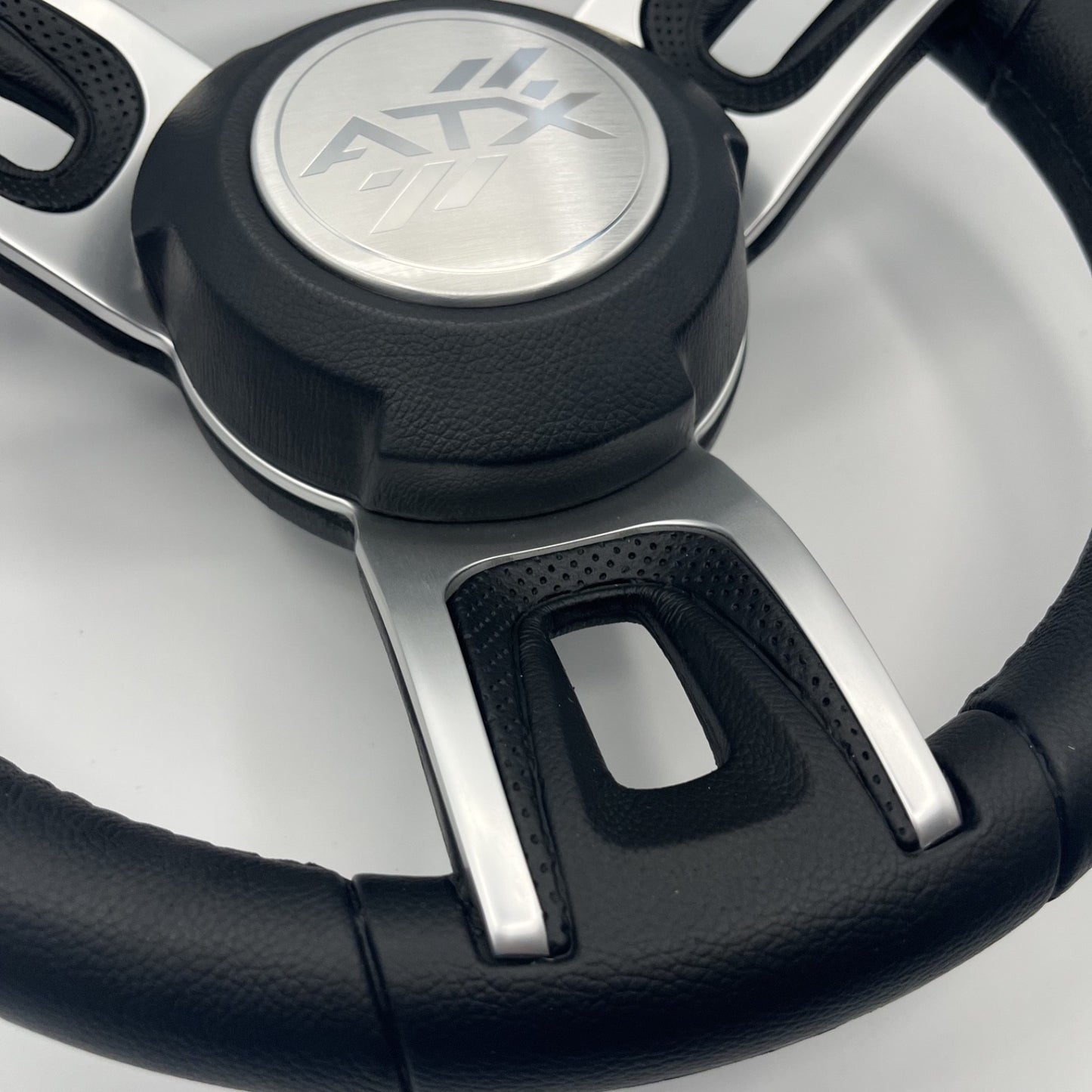 Gussi Italia Black Model 702 Steering Wheel | ATX Cap