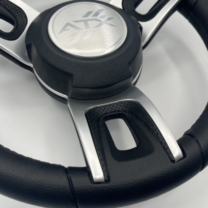 Gussi Italia Black Model 702 Steering Wheel | ATX Cap