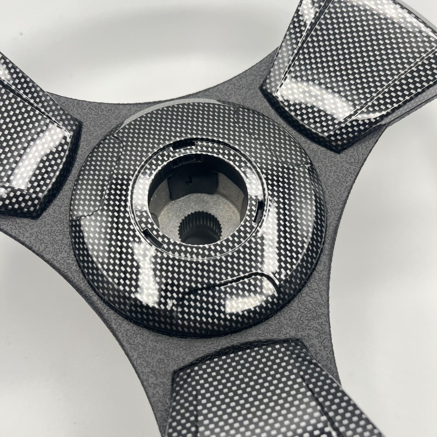 Model M13F Carbon Fiber Golf Cart Steering Wheel Fit CLUB CAR DS Carts