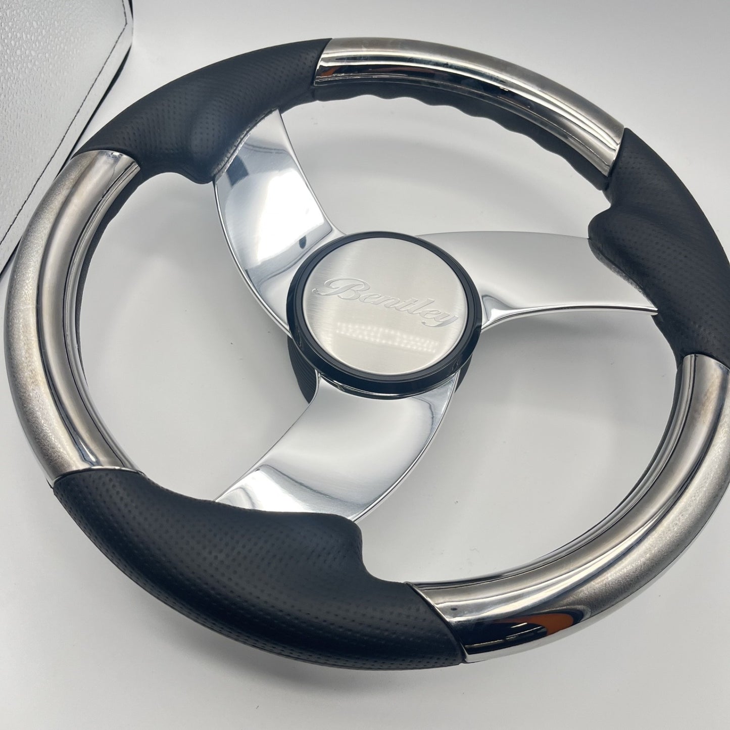 Model M533 Boat Steering Wheel Polished Alum Spoke | Bentley