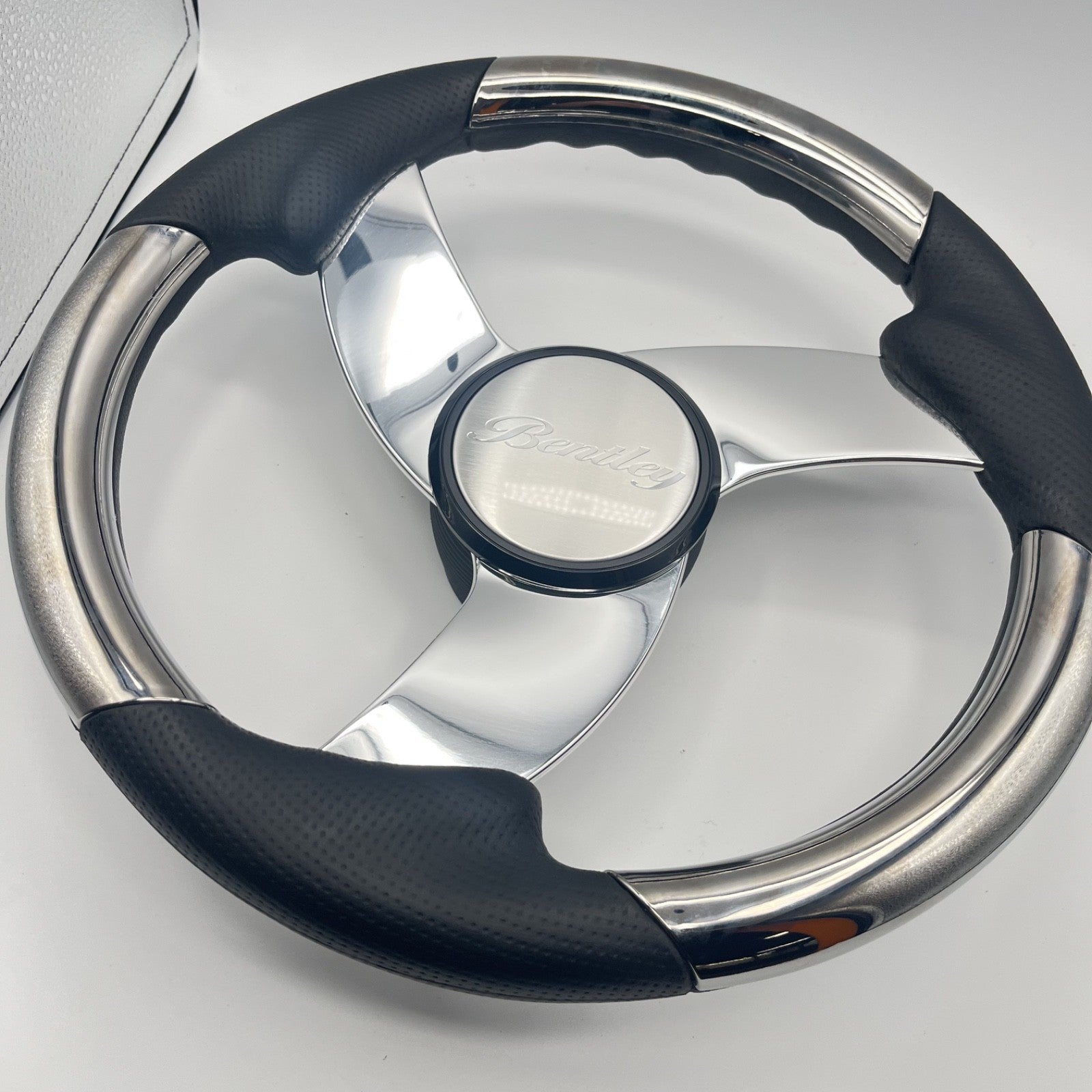 Model M533 Boat Steering Wheel Polished Alum Spoke | Bentley