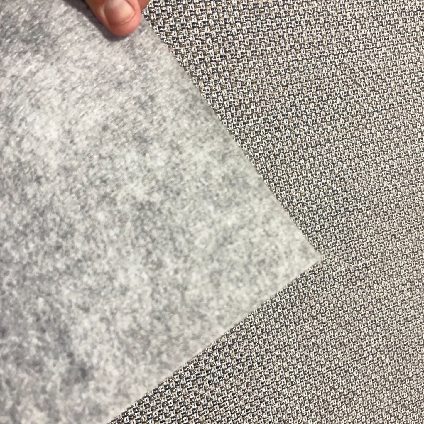 Woven Vinyl Flooring | Urban Weave-Silver Sand | 8'6" W | Choose Your Length