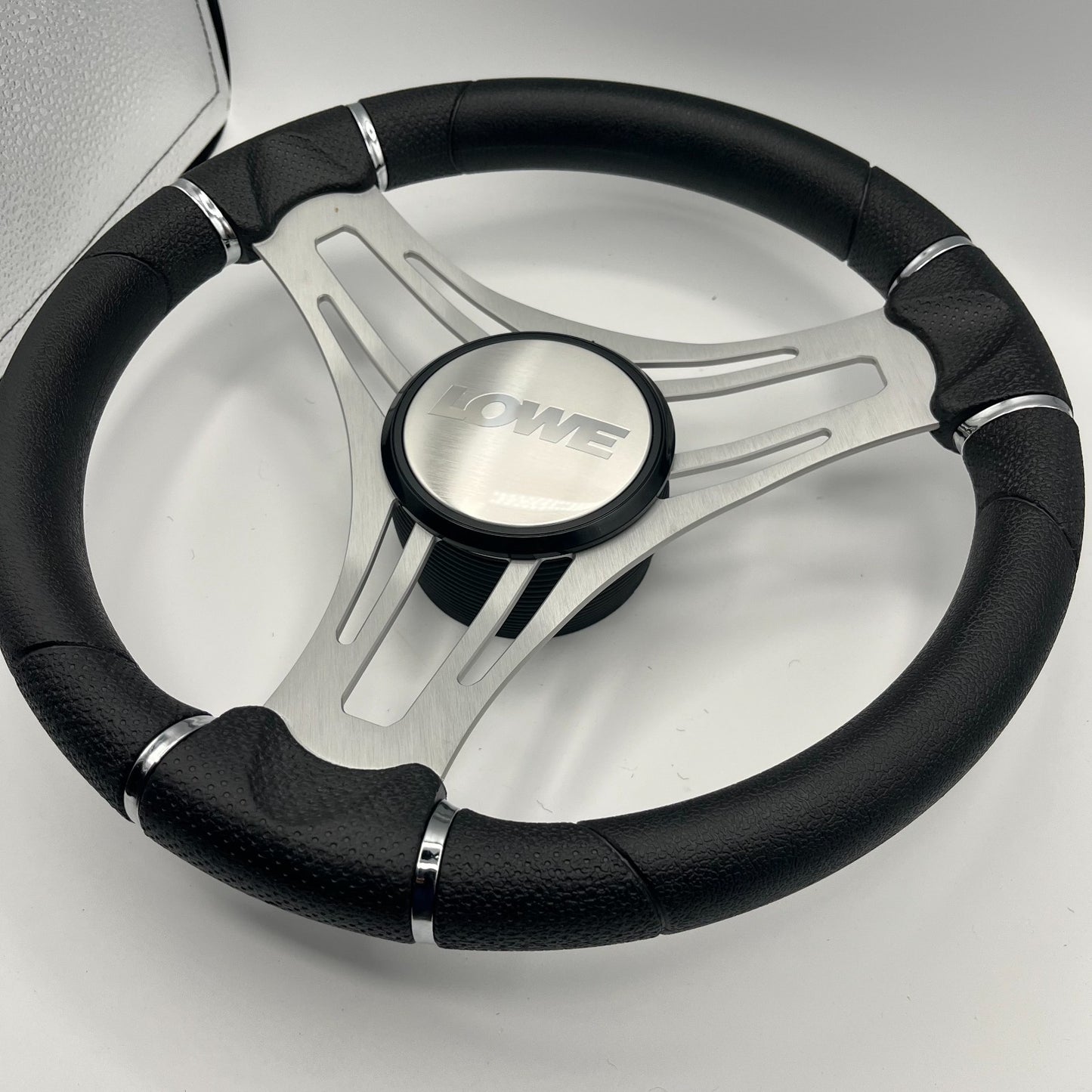Verona Boat Steering Wheel Brushed Aluminum Spokes | Lowe
