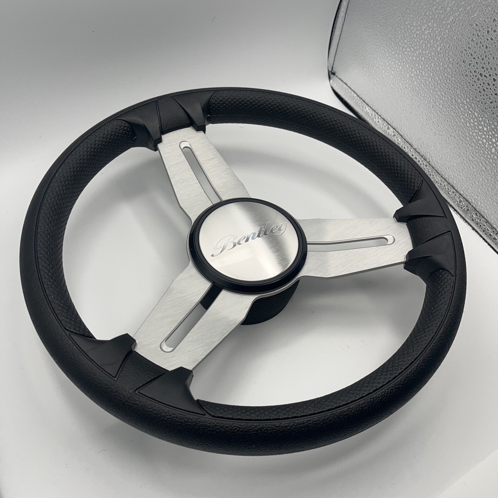 Model 15A Marine Steering Wheel Brushed Alum Spokes | Bentley Boats